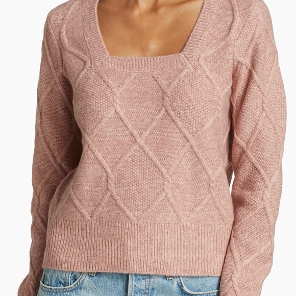 Design History Squareneck Pullover Sweater Platinum Gray size Large NWT - Picture 6 of 8